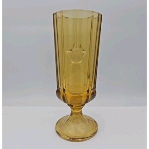 Vintage Anchor Hocking Bicentennial Liberty Pilsner Amber Glass